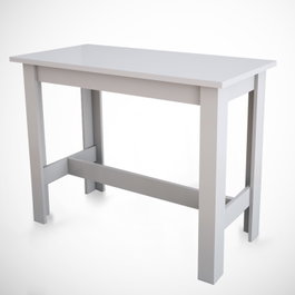 Hanah Home Mesa de Comedor Barra - Shiny White